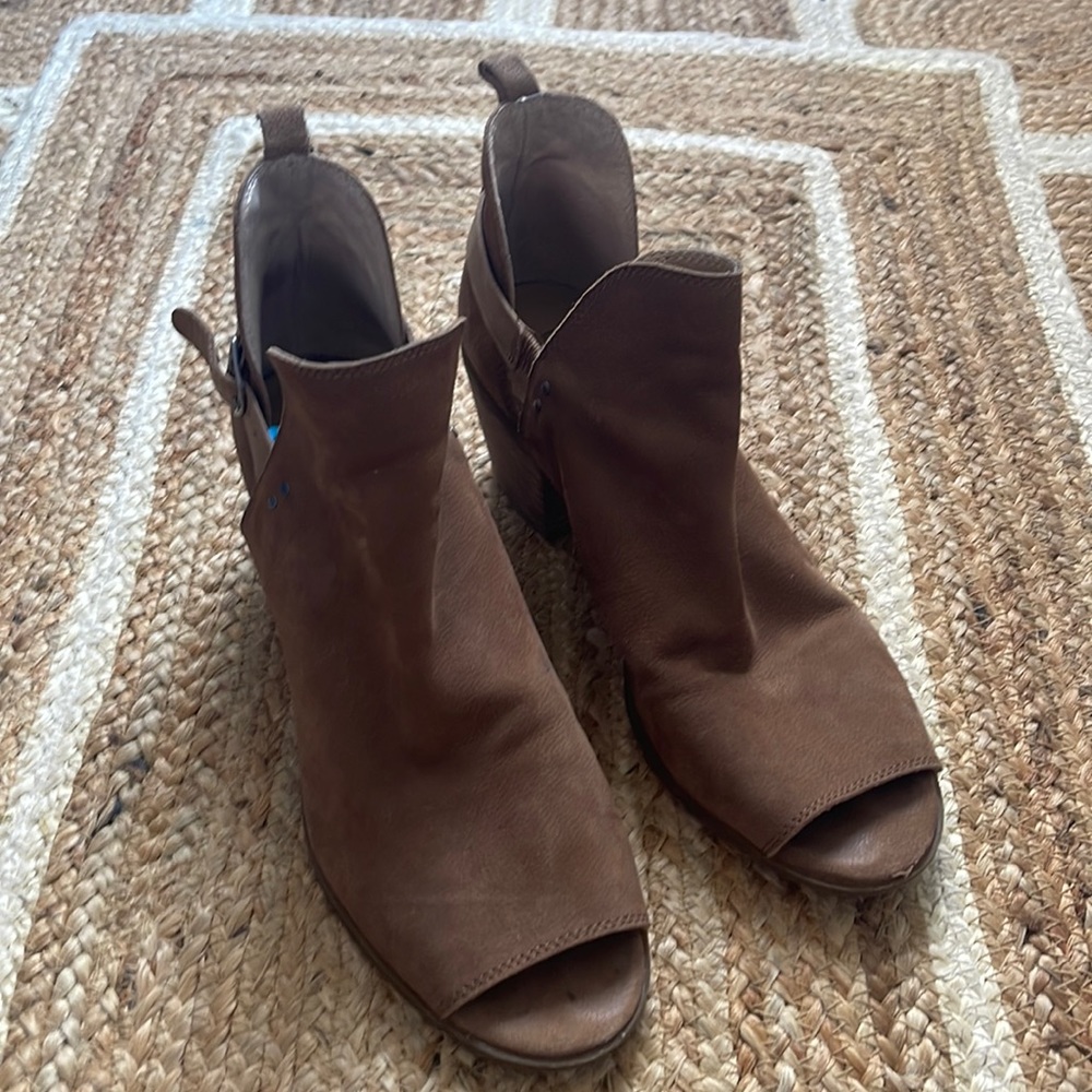 Lucky Open Toe Booties